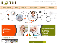Tablet Screenshot of elitis.ca